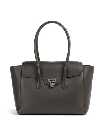 Lauren Ralph Lauren Tanner Large Shoppingväska dark olive