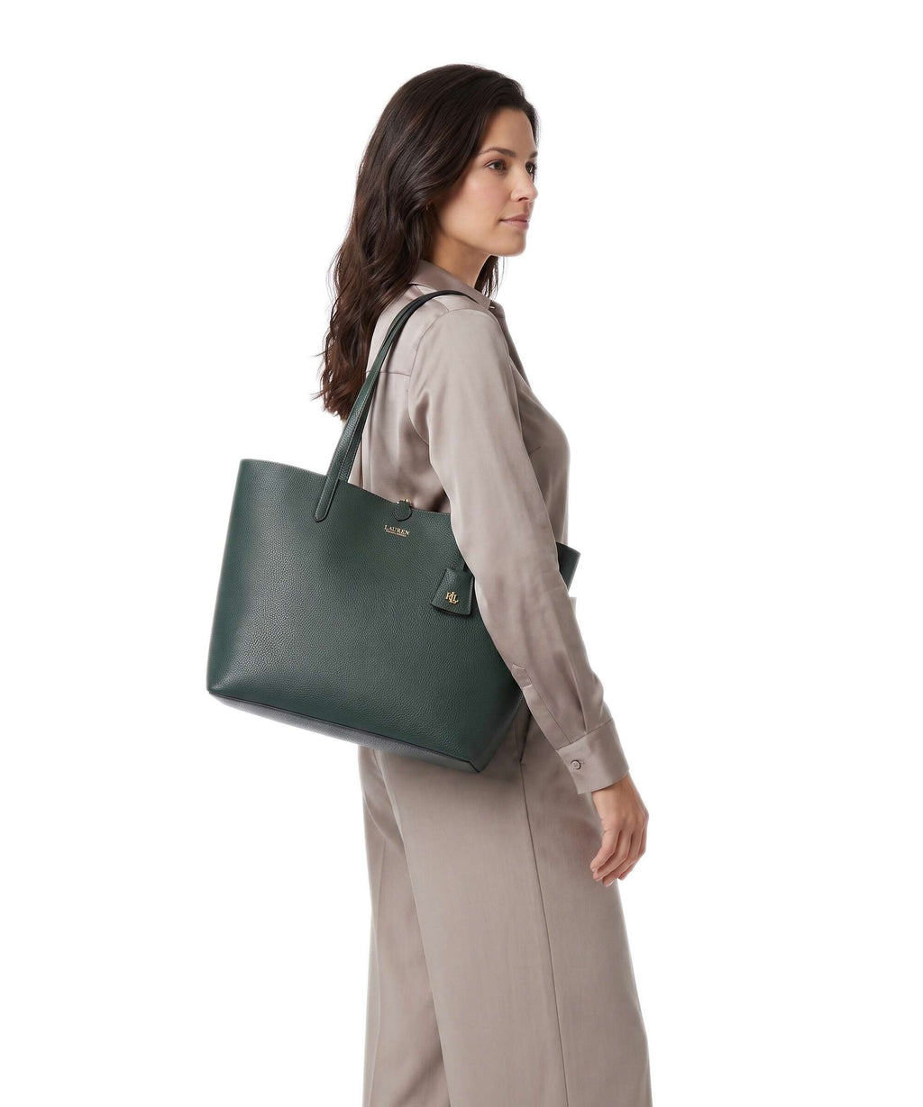 Lauren Ralph Lauren Medium Tote bag season green/urban bltng/navy multi