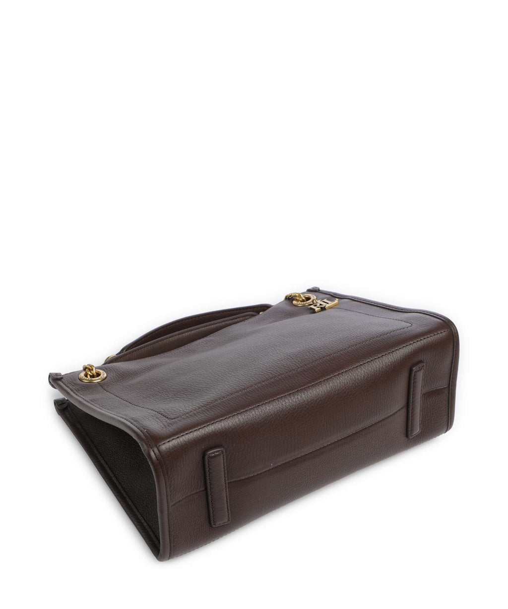 Lauren Ralph Lauren Bradley Medium Shoulder bag chestnut brown
