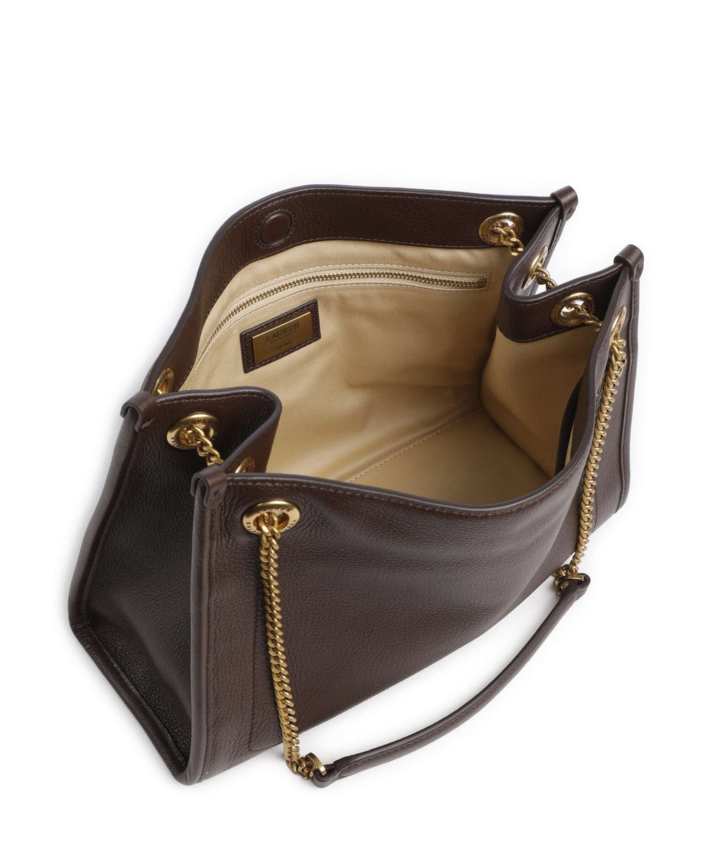 Lauren Ralph Lauren Bradley Medium Shoulder bag chestnut brown