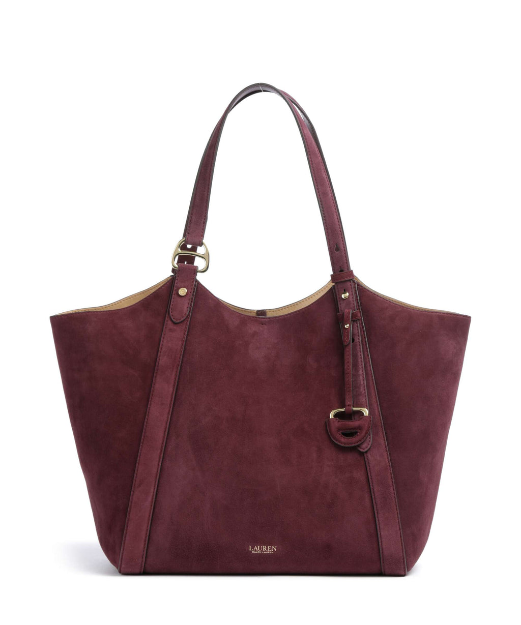 Lauren Ralph Lauren Tasha Large Hobo bag dark garnet