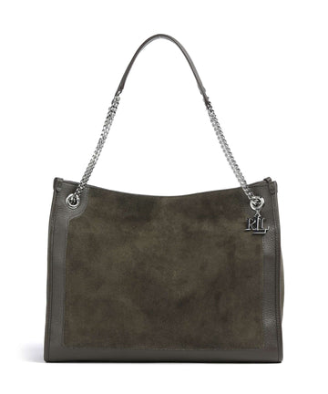 Lauren Ralph Lauren Bradley Large Shoppingväska dark olive