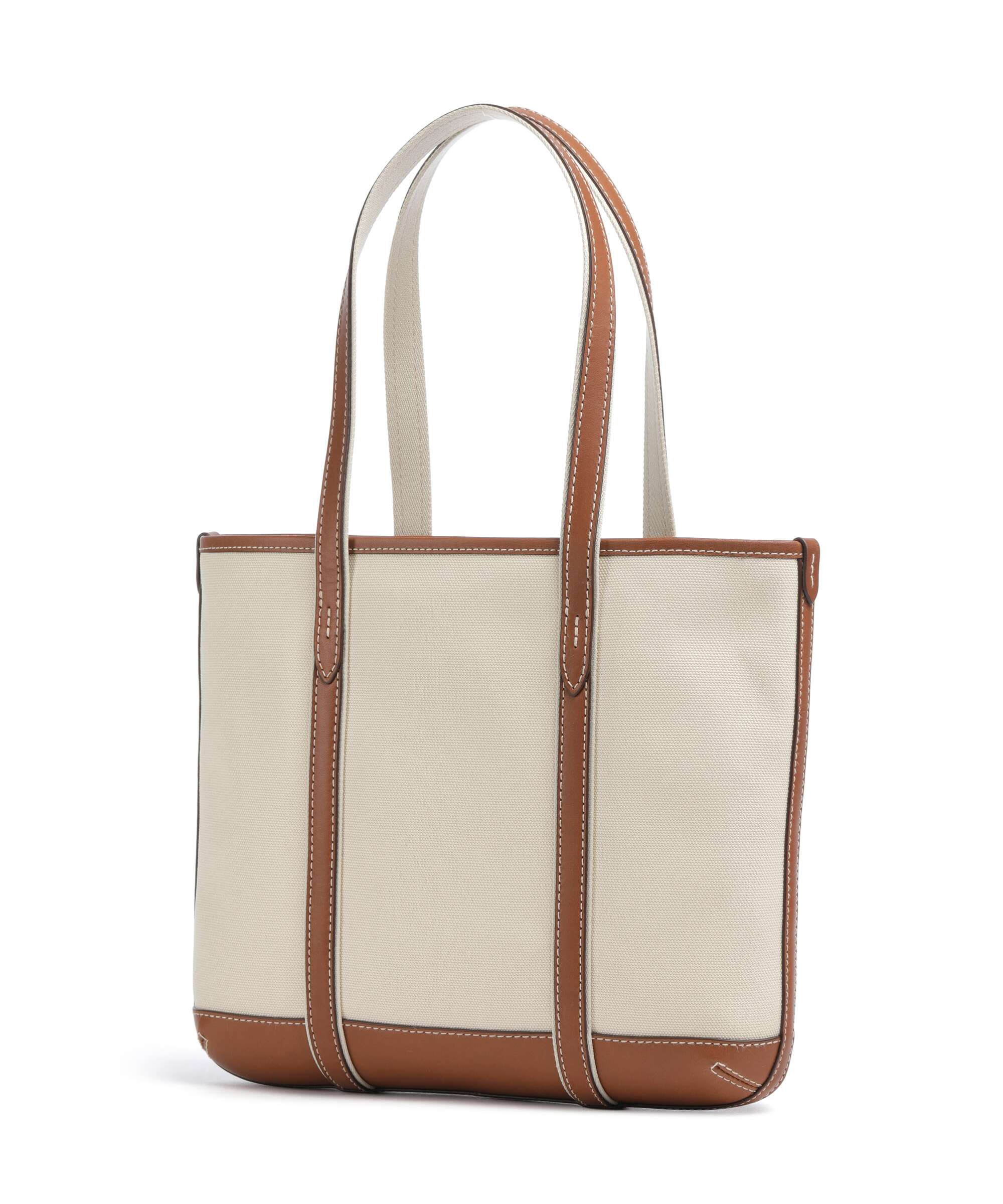 Polo Ralph Lauren Canvas Small Tote bag ecru/cuoio