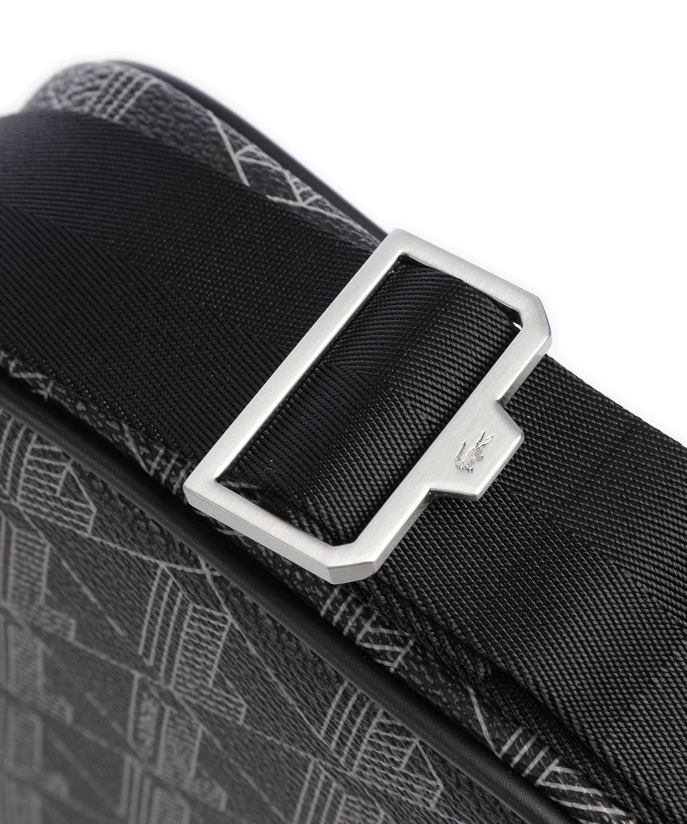 Lacoste The Blend Crossbody bag monogram noir/gris