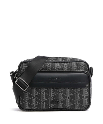 Lacoste The Blend Crossover väska monogram noir/gris
