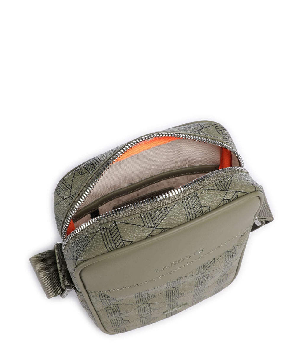 Lacoste The Blend Crossbody bag mono kaki/noir