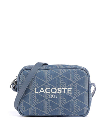 Lacoste Heritage Jacquard Crossover väska denim