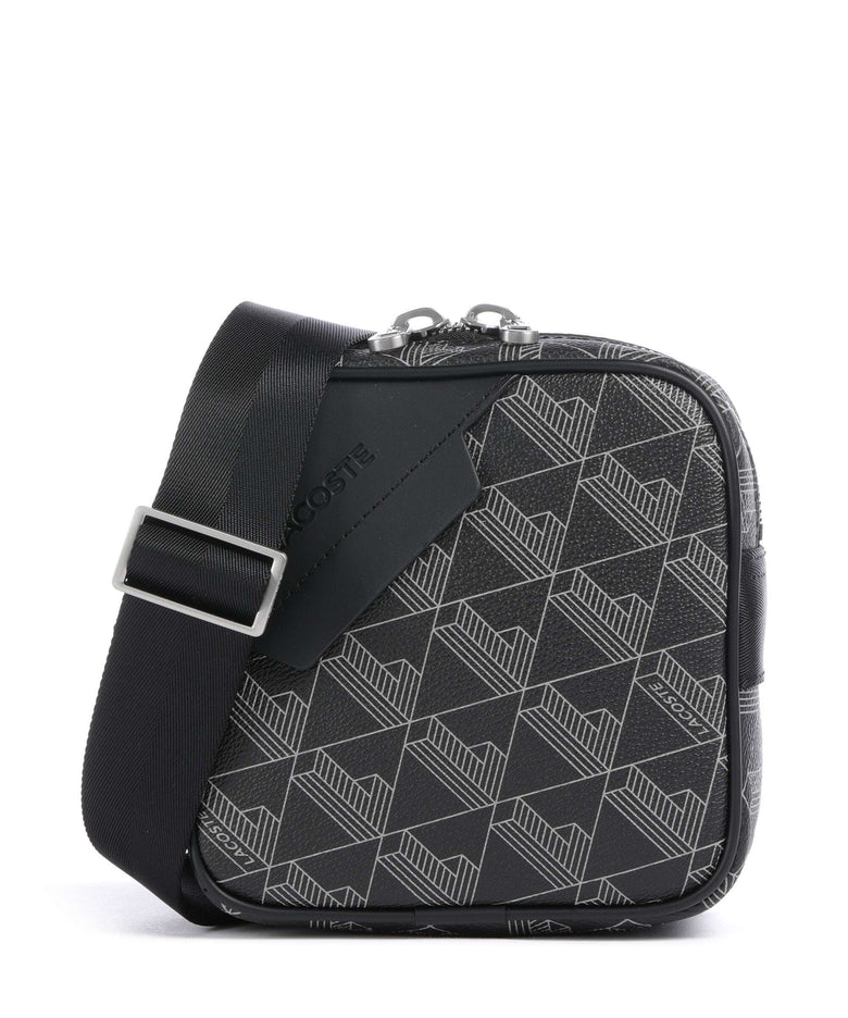 Lacoste The Blend Crossbody bag monogram noir/gris