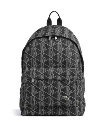 Lacoste Neocroc Ryggsäck mono jacquard denim noir