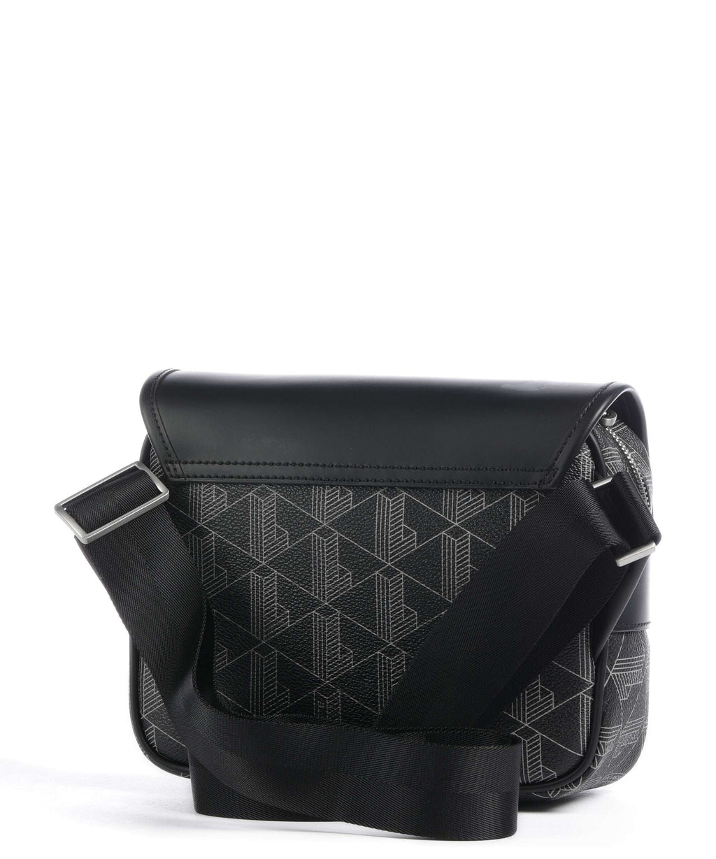 Lacoste The Blend Crossbody bag monogram noir/gris