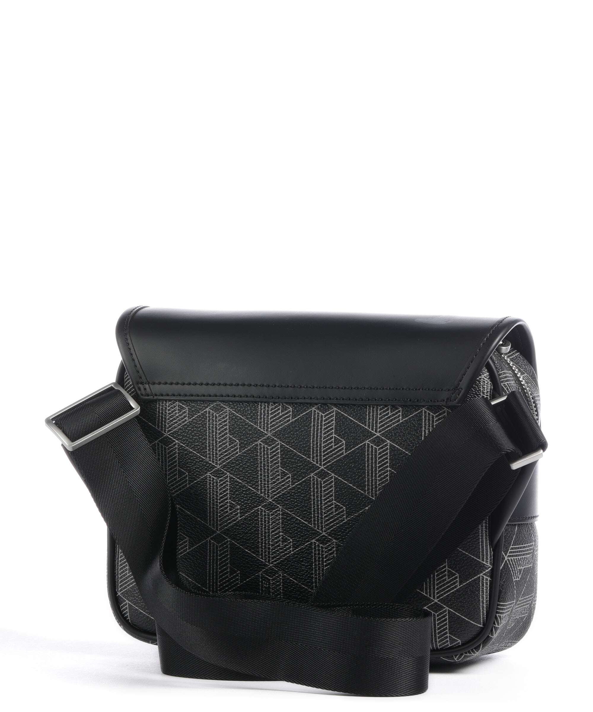 Lacoste The Blend Crossbody bag monogram noir/gris