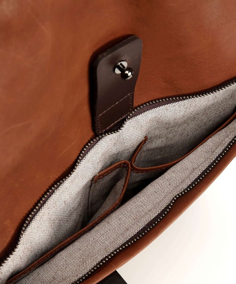 Harold's Mount Ivy XL Rolltop backpack cognac/braun