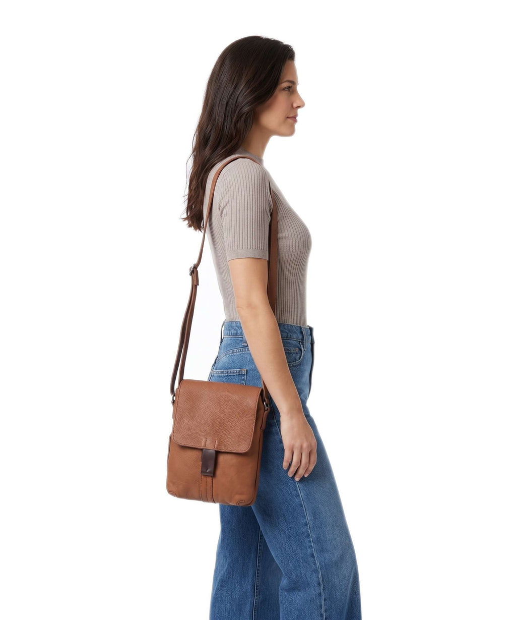 Harold's Lift Crossbody bag cognac