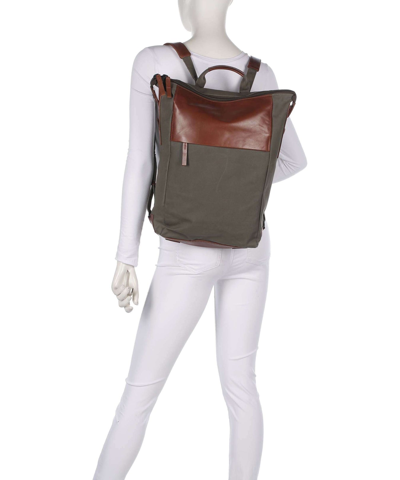 Harold's Wax Backpack khaki/braun