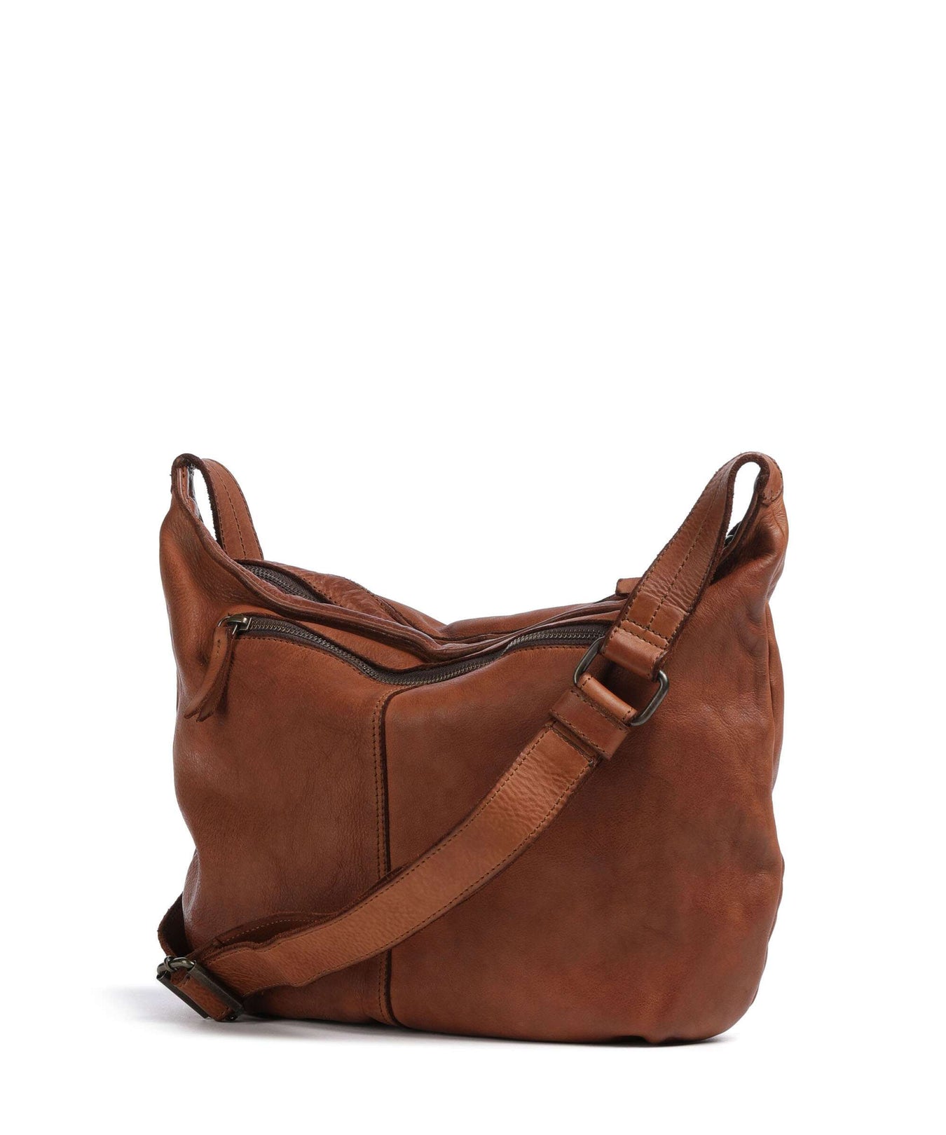 Harold's Submarine Hobo bag cognac