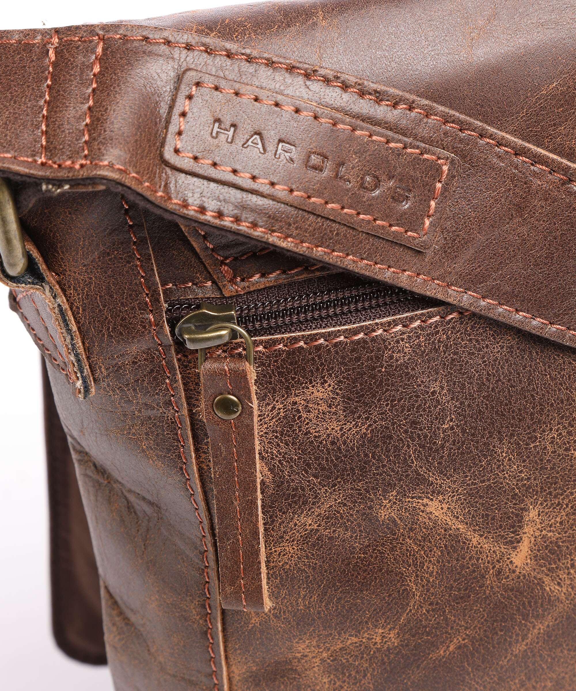 Harold's Crunchy L Crossbody bag braun