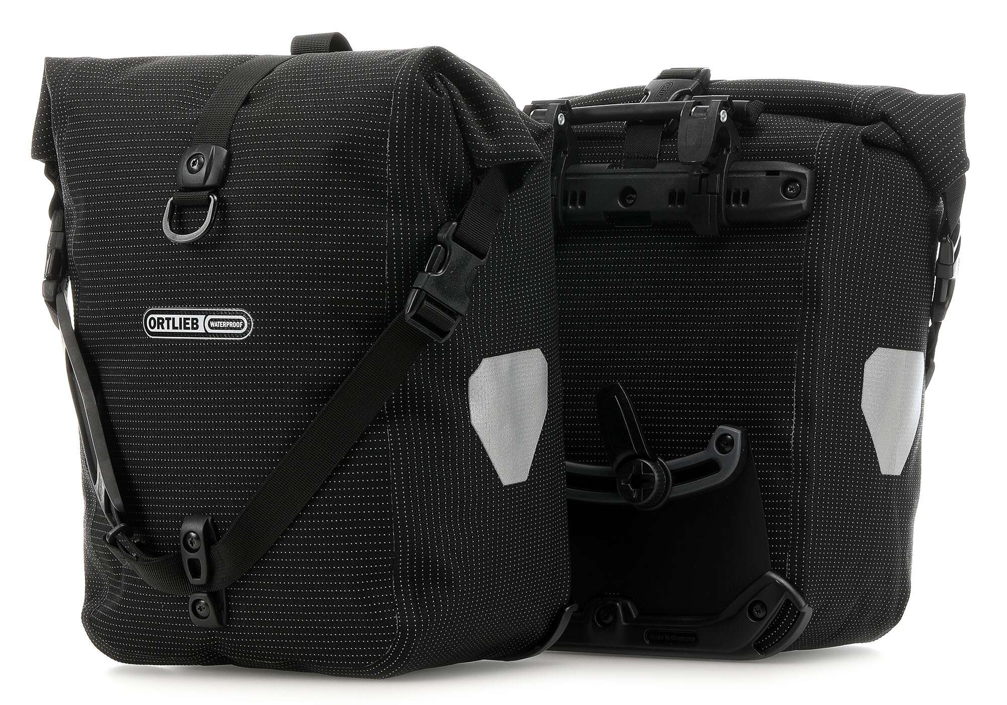 Ortlieb Sport-Roller High Visibility QL2.1 Set Bike pannier black reflective