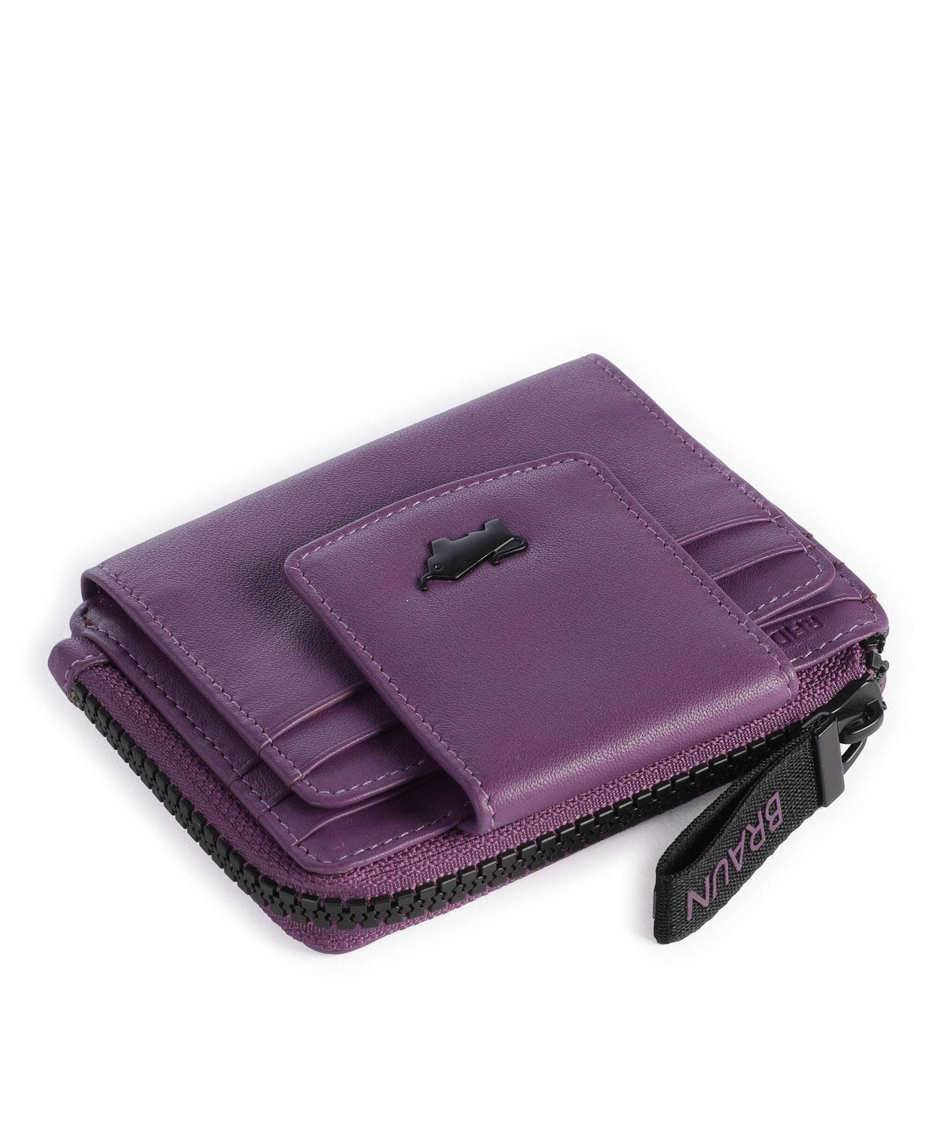 Braun Büffel Capri RFID Credit card holder viola