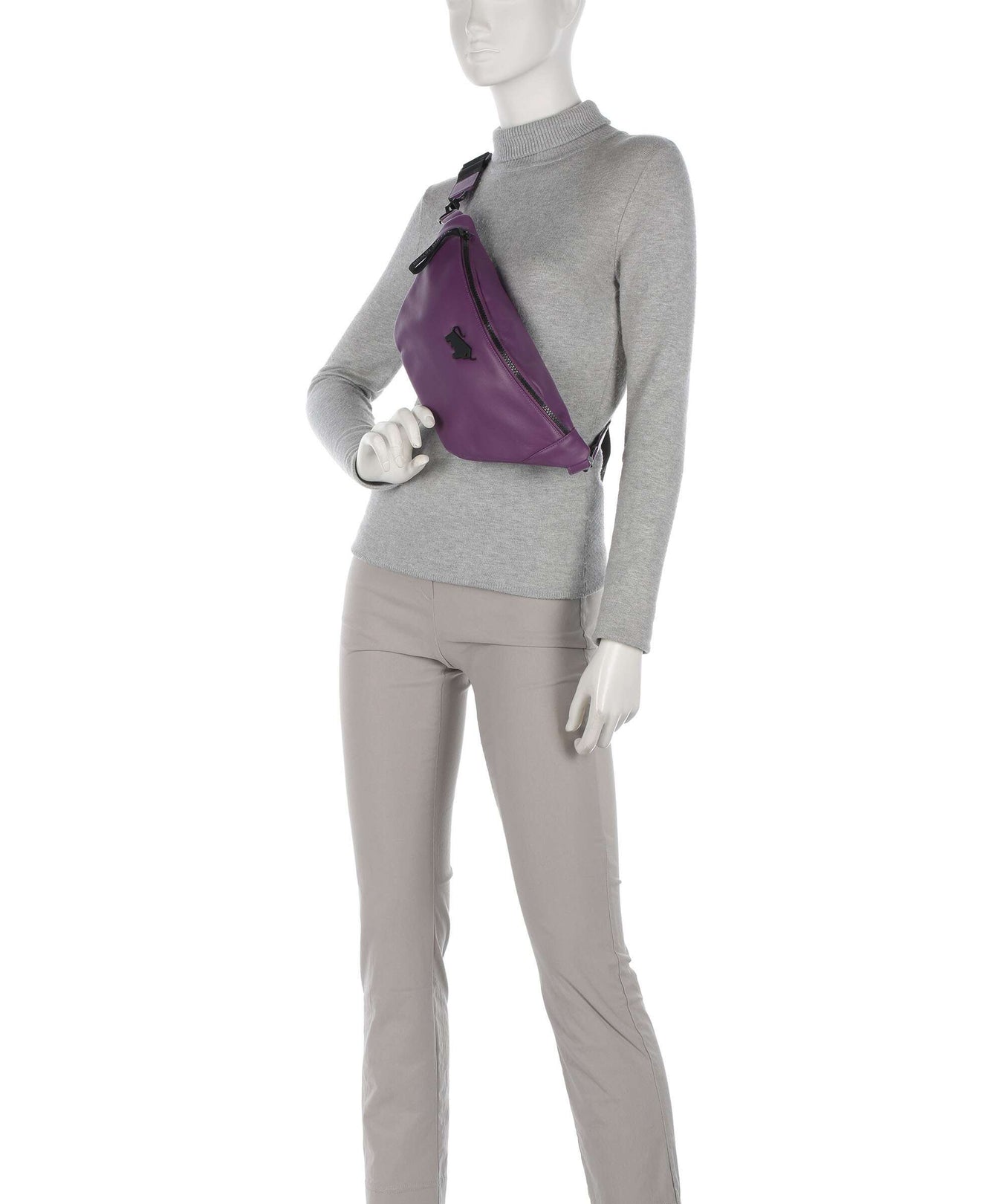 Braun Büffel Capri Fanny pack viola