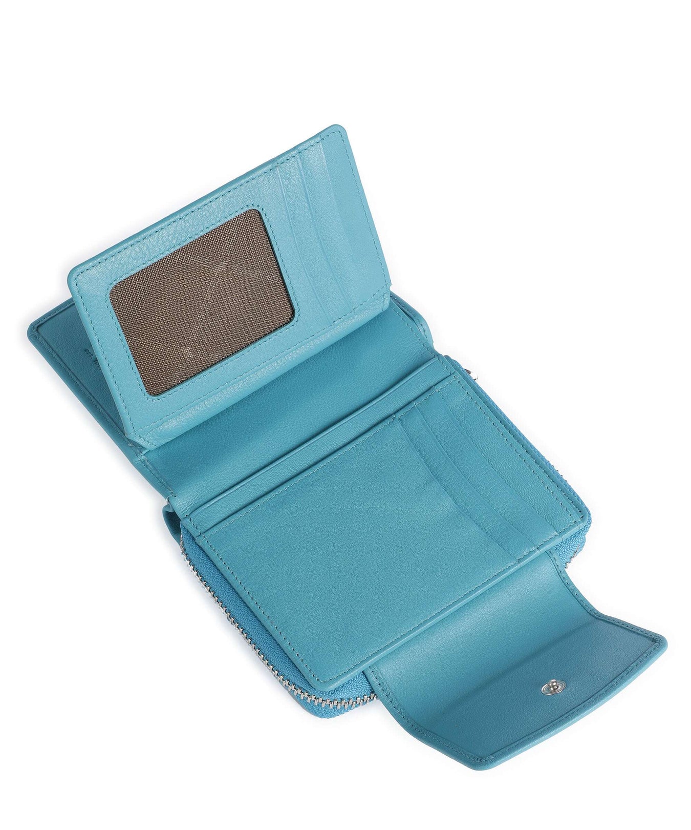 Braun Büffel Joy RFID Wallet türkis