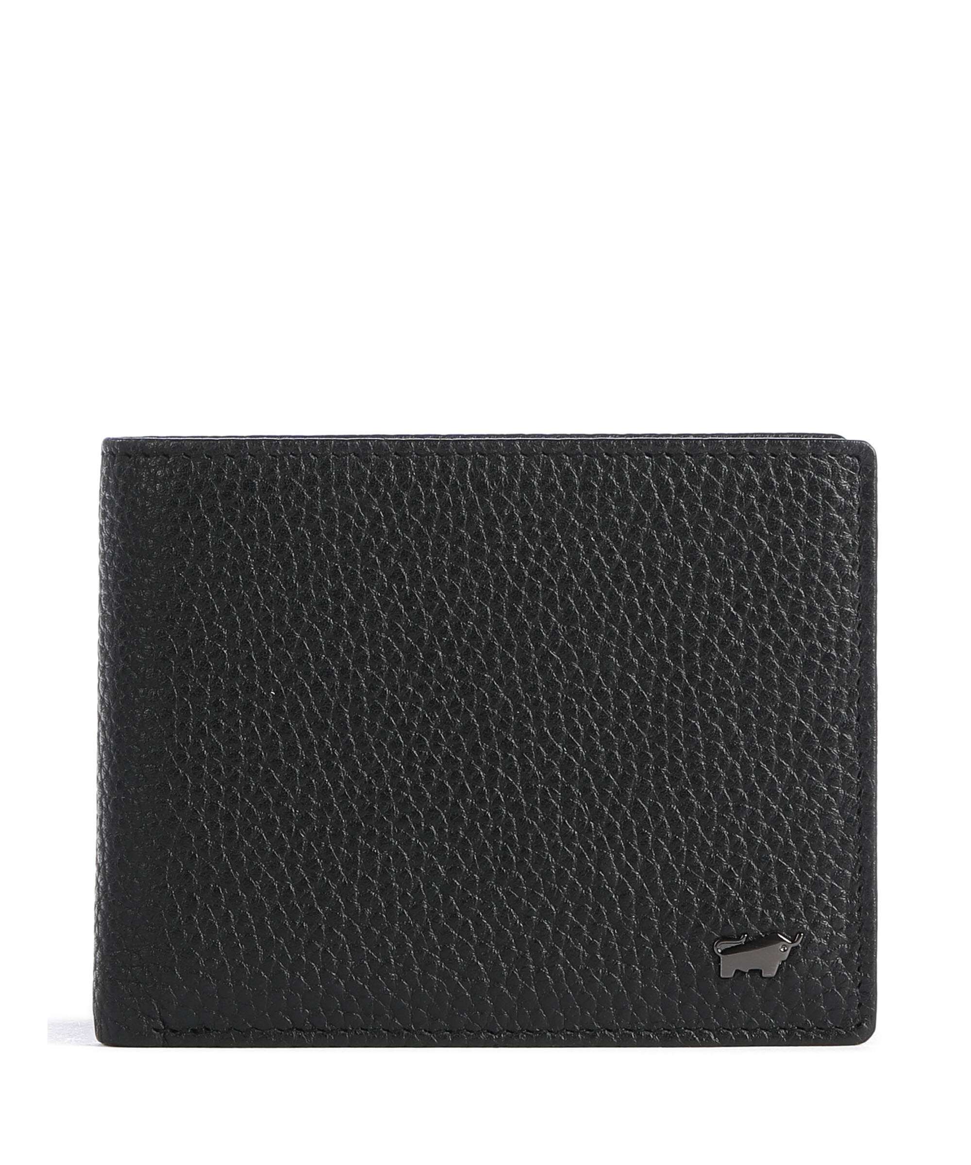 Braun Büffel Theo Wallet schwarz