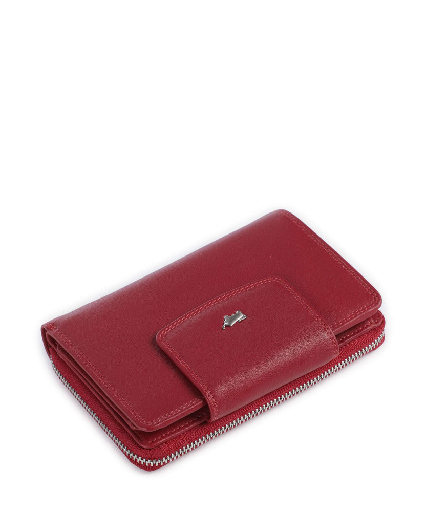 Braun Büffel Golf RFID Wallet rot