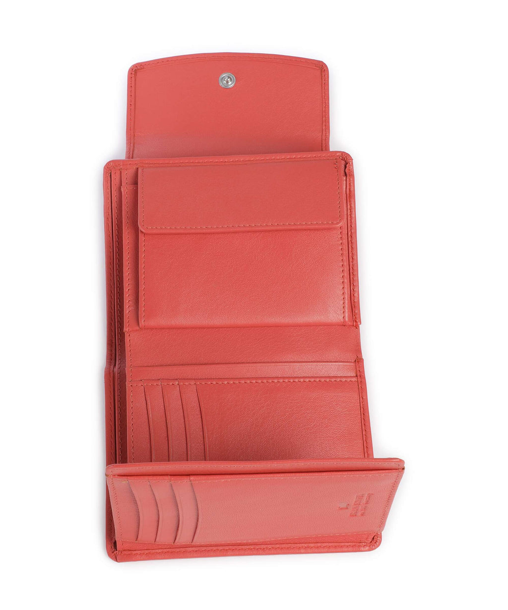 Braun Büffel Joy Wallet coral
