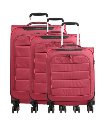 Travelite Skaii Resväska set (4 hjul) abendrot