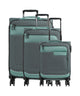 Travelite Viia Suitcase set (4 wheels) eukalyptus