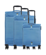 Travelite Rügen Resväska set (4 hjul) mittelblau