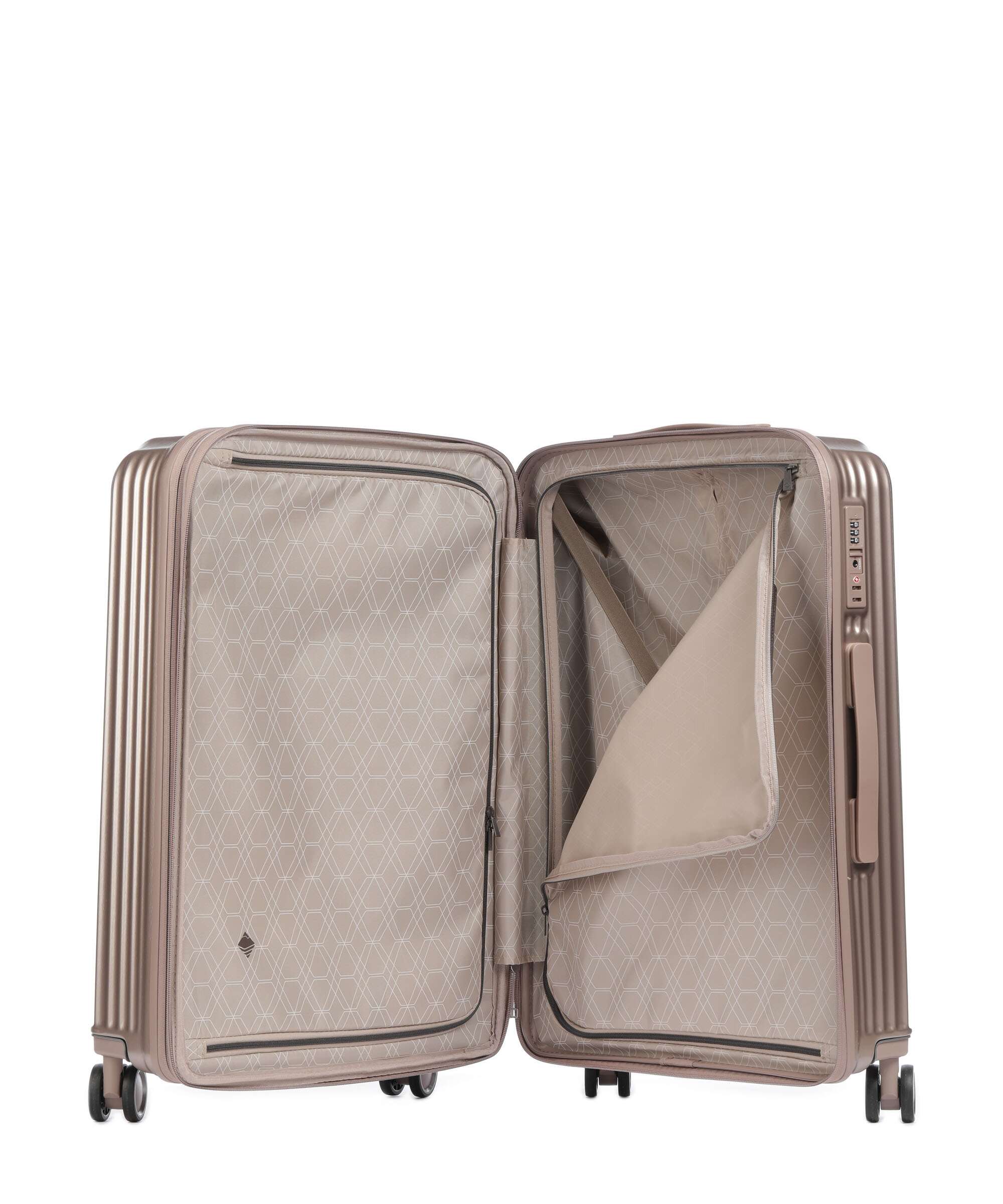 Travelite Paros Spinner (4 wheels) cappuccino