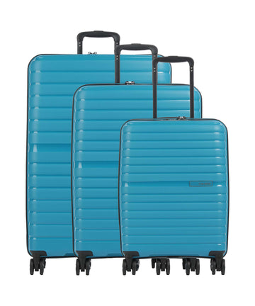 Travelite Trient Resväska set (4 hjul) petrol
