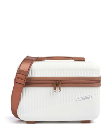 Travelite Bali Sminkväska weiss/cognac
