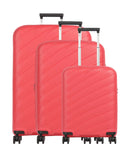 Travelite Burano Resväska set (4 hjul) raspberry