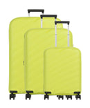 Travelite Burano Resväska set (4 hjul) apple green