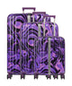 Travelite Lascana Edition Suitcase set (4 wheels) purple swirl