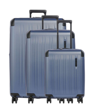 Travelite Dynamiic Resväska set (4 hjul) denim blue
