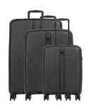 Travelite Air Stripe Resväska set (4 hjul) black