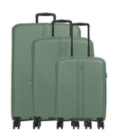 Travelite Air Stripe Resväska set (4 hjul) green