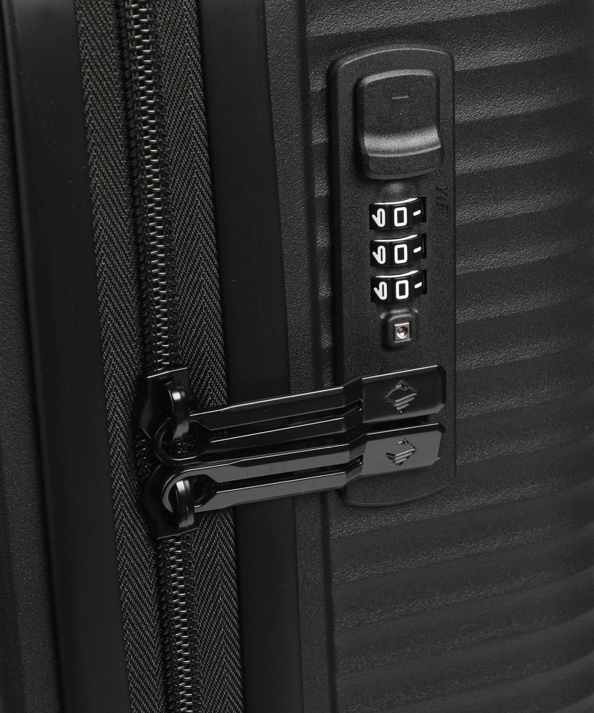 Travelite Air Stripe Slim Spinner (4 wheels) black