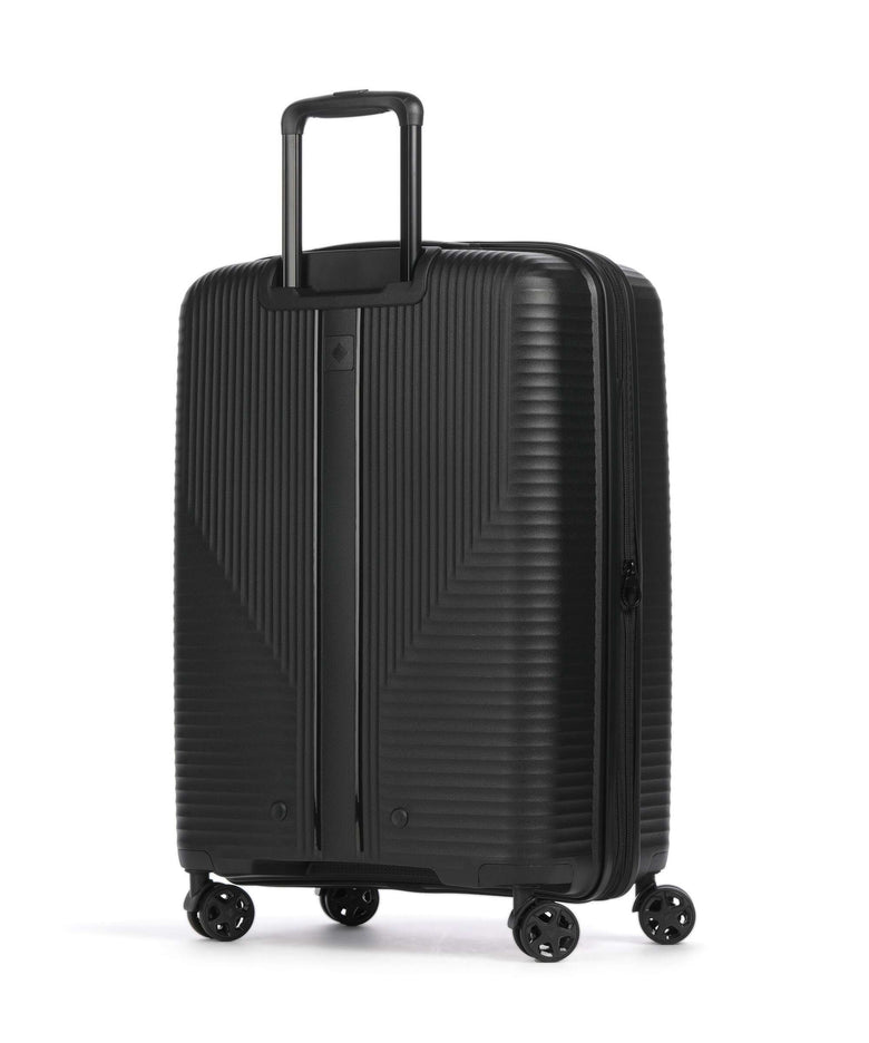 Travelite Air Stripe Slim Suitcase set (4 wheels) black