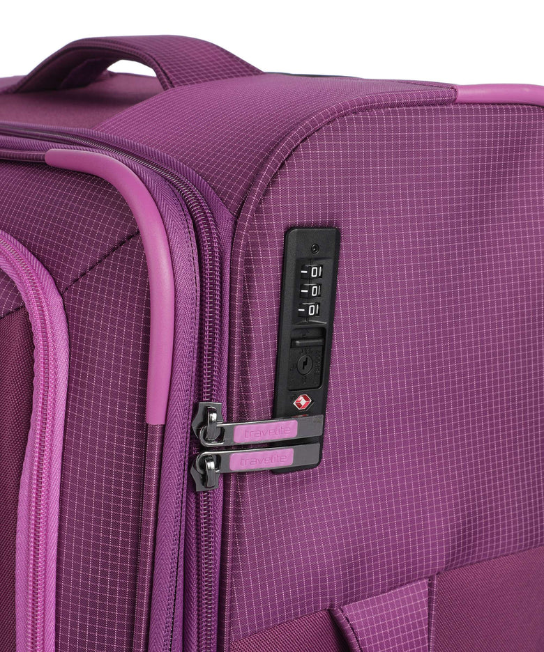 Travelite Corsiica Spinner (4 wheels) pink
