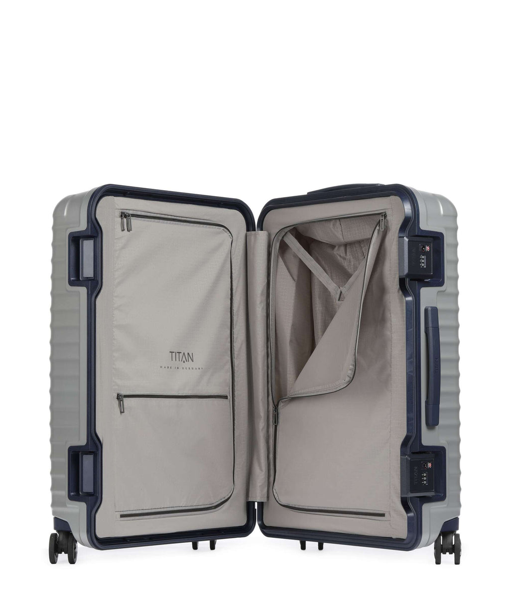 Titan Litron Frame L Spinner (4 wheels) silber