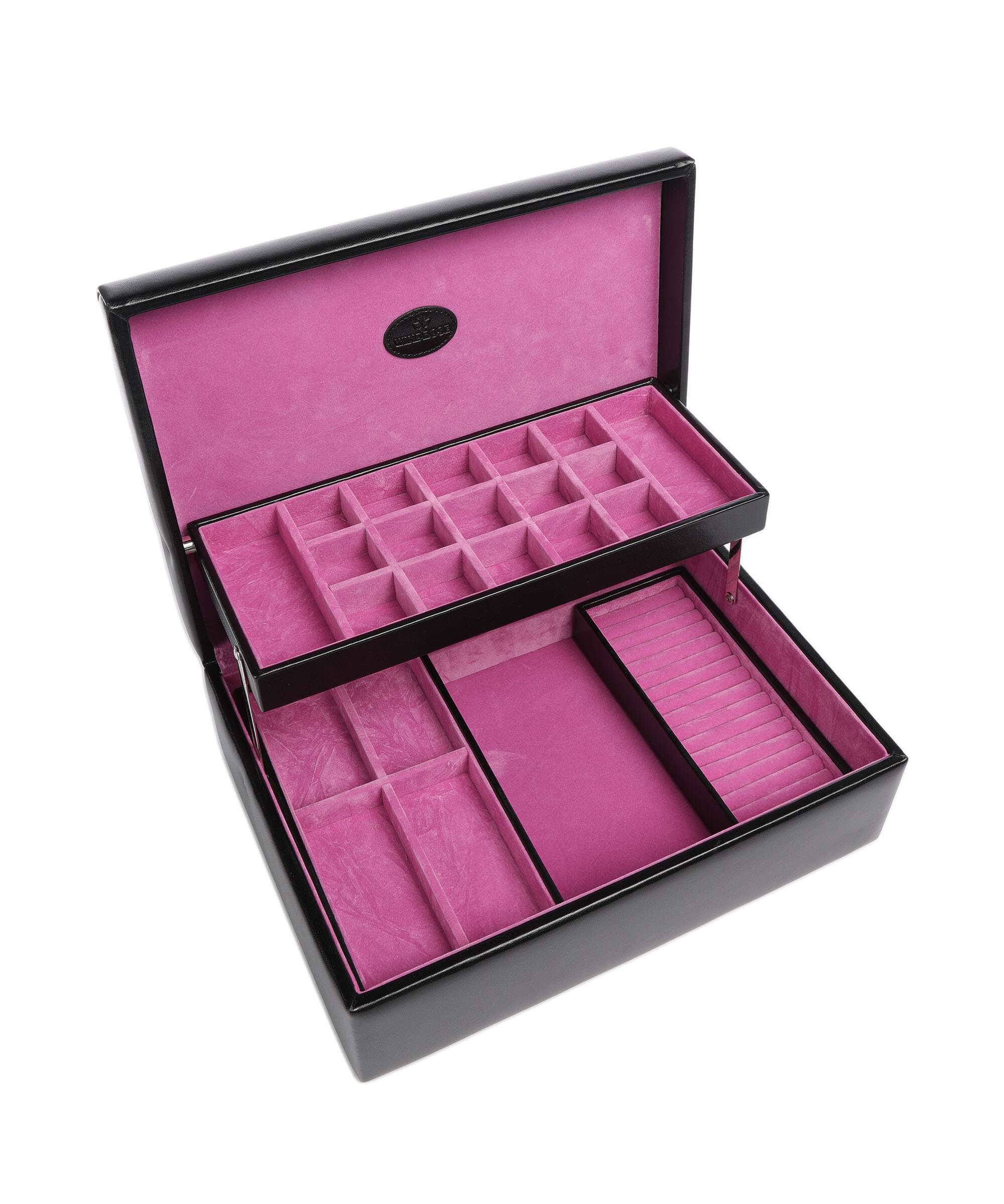 Windrose Merino Jewelry box schwarz