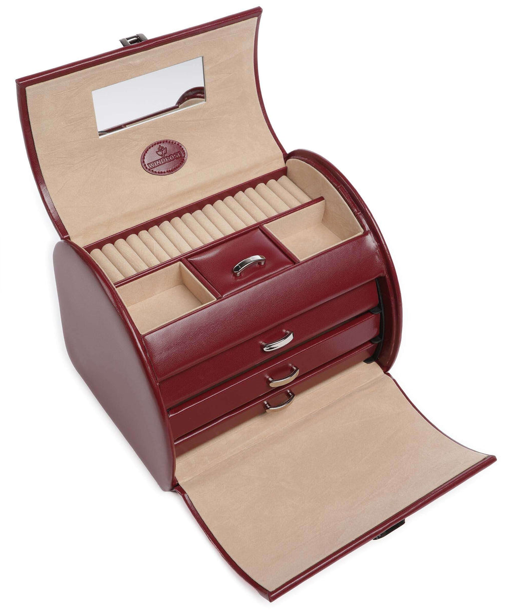 Windrose Merino 4 Etagen Jewelry box rot