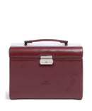 Windrose Merino 4 Etagen Smyckeskrin rot