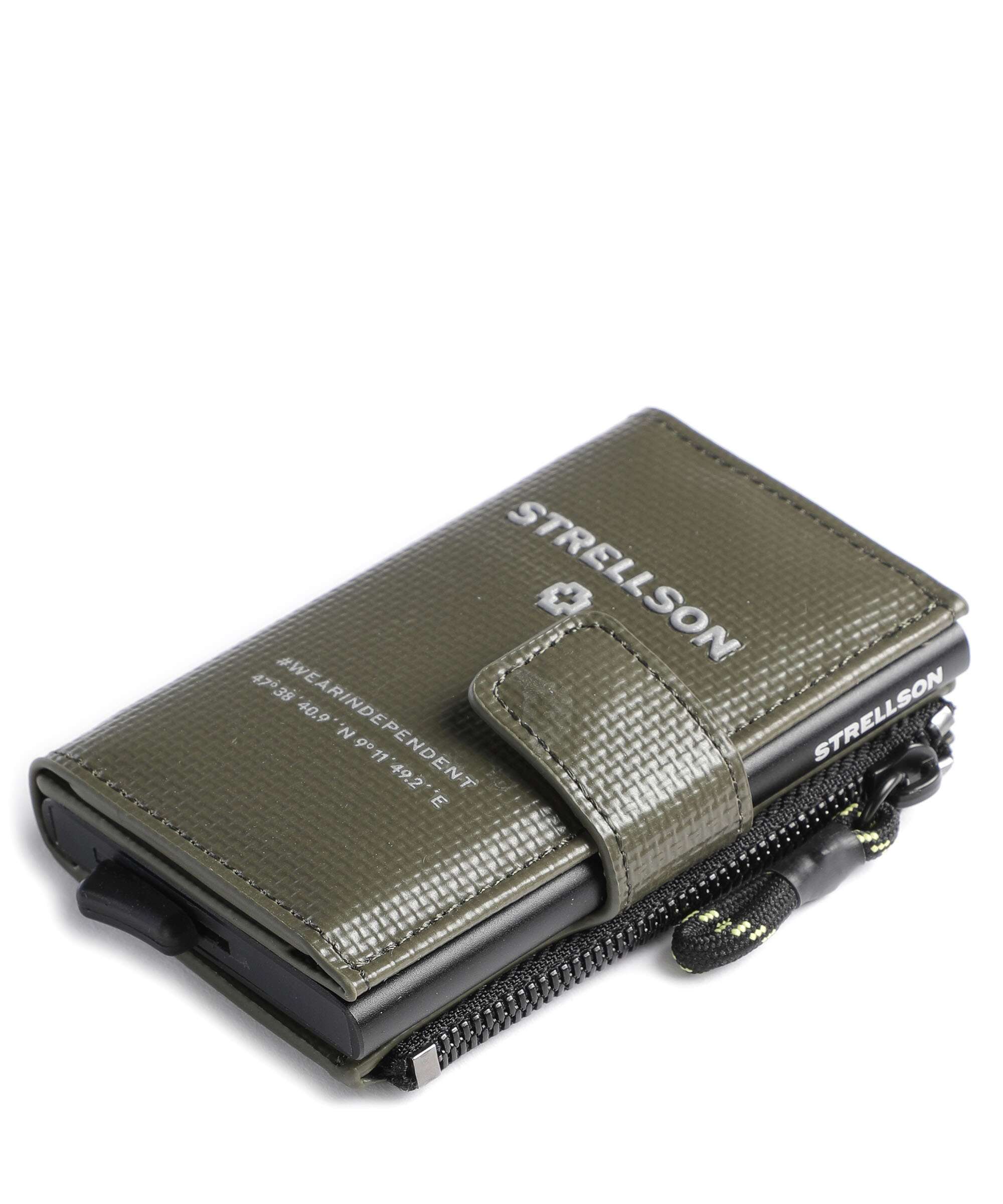 Strellson Stockwell 2.0 stockwell 2.0 c-four e-cage sv8 RFID Credit card holder khaki
