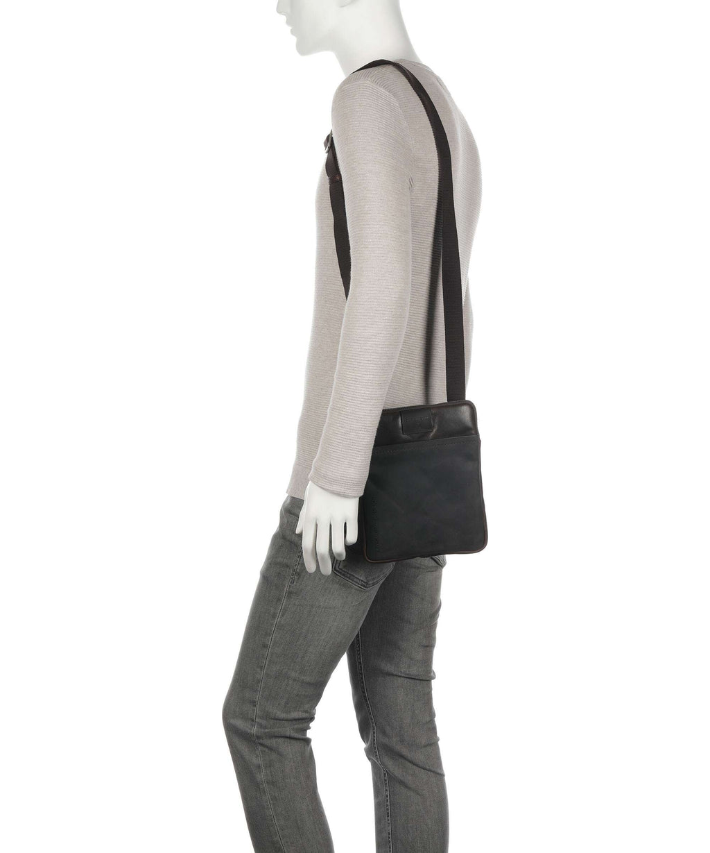 Strellson Brick Lane Crossbody bag dark brown