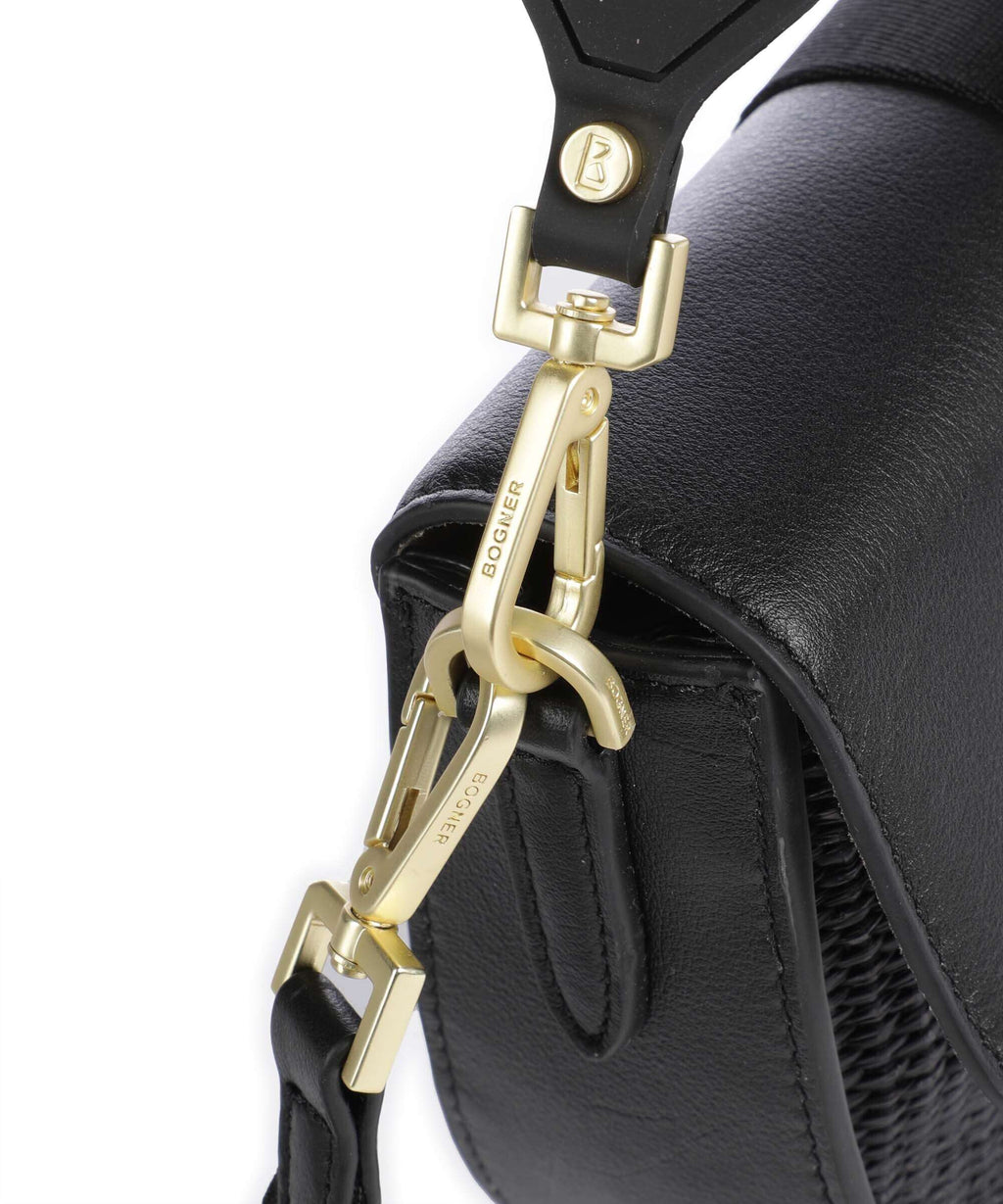 Bogner Zuoz Rafia Cassy Shoulder bag black