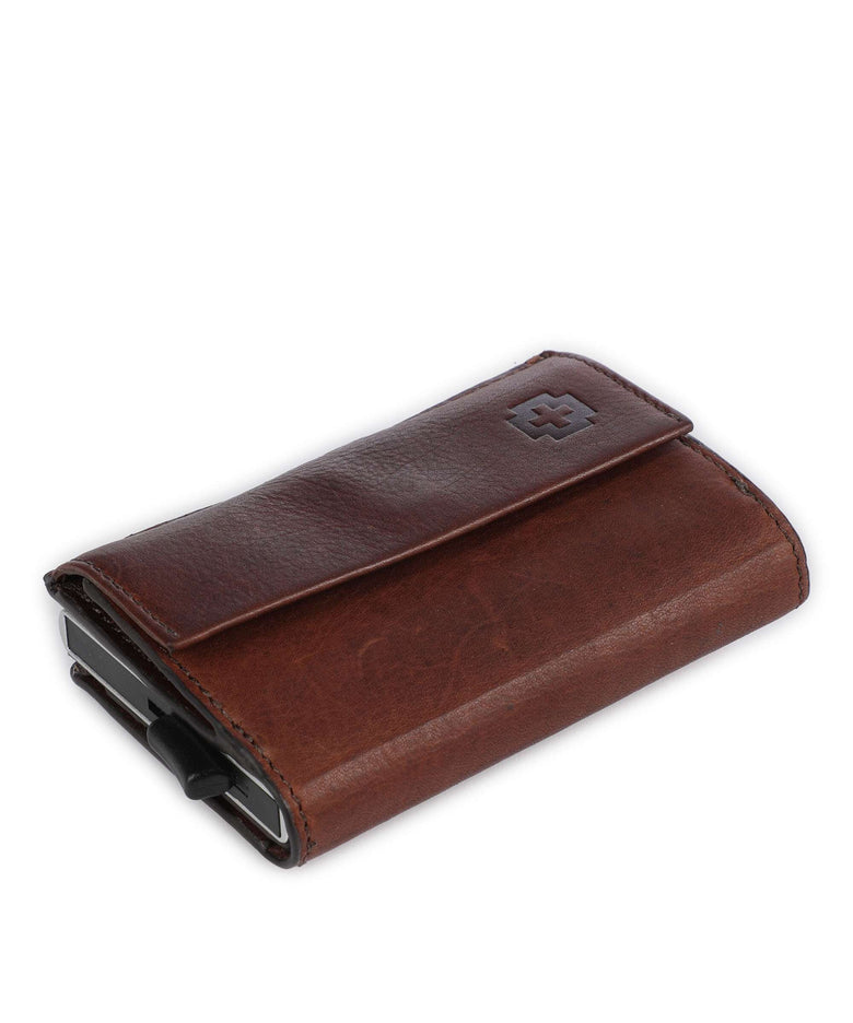 Strellson Brick Lane C-Three RFID Credit card holder dark brown